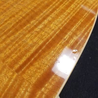 Willow Glen Guitars, MB TigerEye I, Custom Made in California,Curly Hard Maple Top, Chambered 1-Piece Khaya Body, 7lbs 13.8ozs, w/HSC 2013 image 15