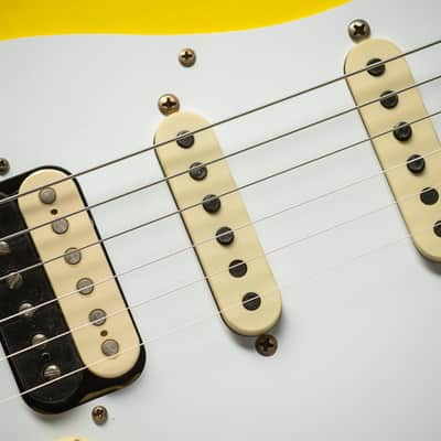 Fender Custom Shop 1957 Heavy Relic HSS Stratocaster - Graffiti Yellow/Black image 13