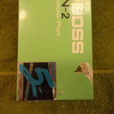 Boss Tremolo-Pan PN-2 box top only, 1990's, sea foam green, Cipollina image 1