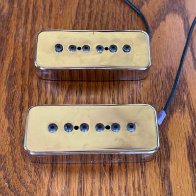 Landline Obelisk P90 Pickup Set - Neck and Bridge - Chrome - Hand Wound in USA image 3