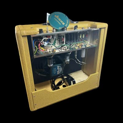 General Vintage Tone  Tweed amp Princenton type 5f2a NOS charged Hand made Tube amplifier 6 watts cl image 5