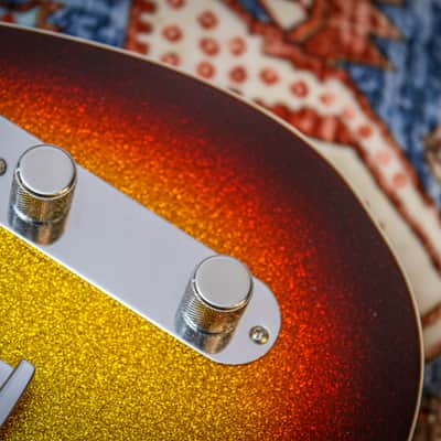 FENDER USA Custom Shop W-25 Dual Stack HS Telecaster Relic "3TSB Sparkle" (2025) image 12