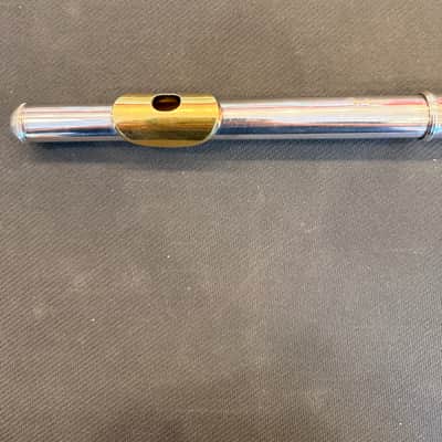 Yamaha YFL-461 Intermediate Open Hole Flute w/Offset G and B-Foot Early 90s - Silver image 2