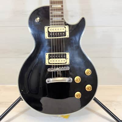Magnum- LP Copy Electric Guitar Black w/ Upgraded Gotoh Tuners & Epiphone Pickups Late 1970s to Early 1980s image 2