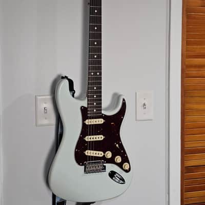 2020 Sonic Blue Fender American Professional II Stratocaster with Roasted Maple Neck, Rosewood Fretboard image 12