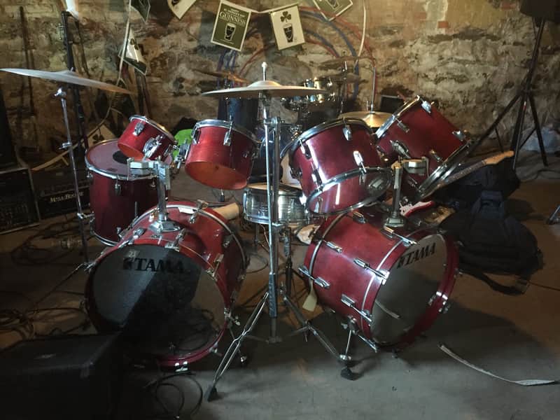 Tama Superstar 1980s - Cherry Wine image 1