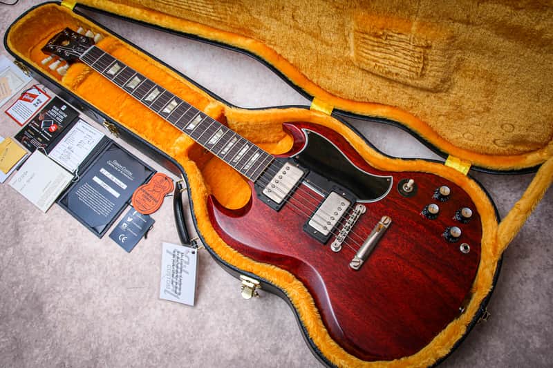 GIBSON USA Custom Shop '61 Les Paul SG Standard Reissue "Hertiage Cherry + Rosewood" (2025) image 1