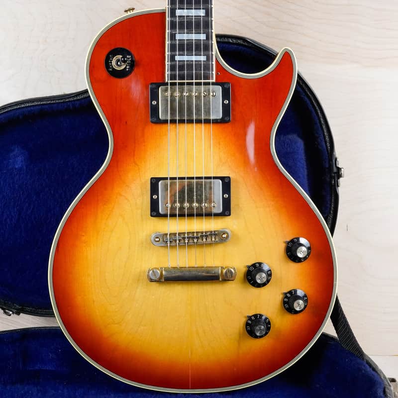 Greco EG-1000R MIJ 1975 Red Sunburst Maxon U-3000 Pickups Vintage Made In Japan w/ Hard Case image 1