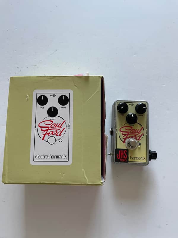 Electro Harmonix Soul Food Overdrive JHS Meat & 3 Mod EHX Guitar Effect Pedal image 1