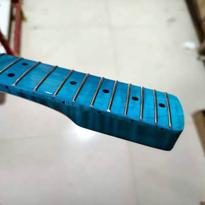Strat Flamed Maple Guitar Neck, 21-Frets image 6