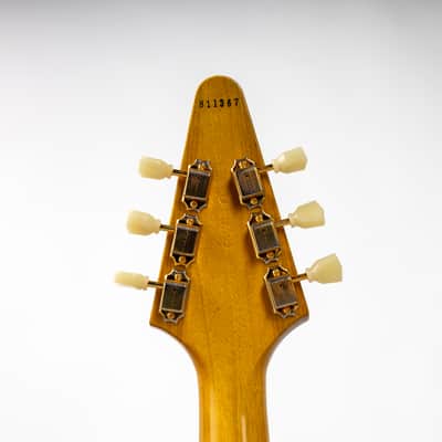 DO NOT USE Gibson 1958 Korina Flying V with White Pickguard, Natural | Demo image 5