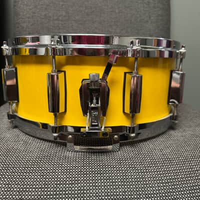 Pearl All Maple Shell Snare Drum - Yellow 14x5.5 image 3