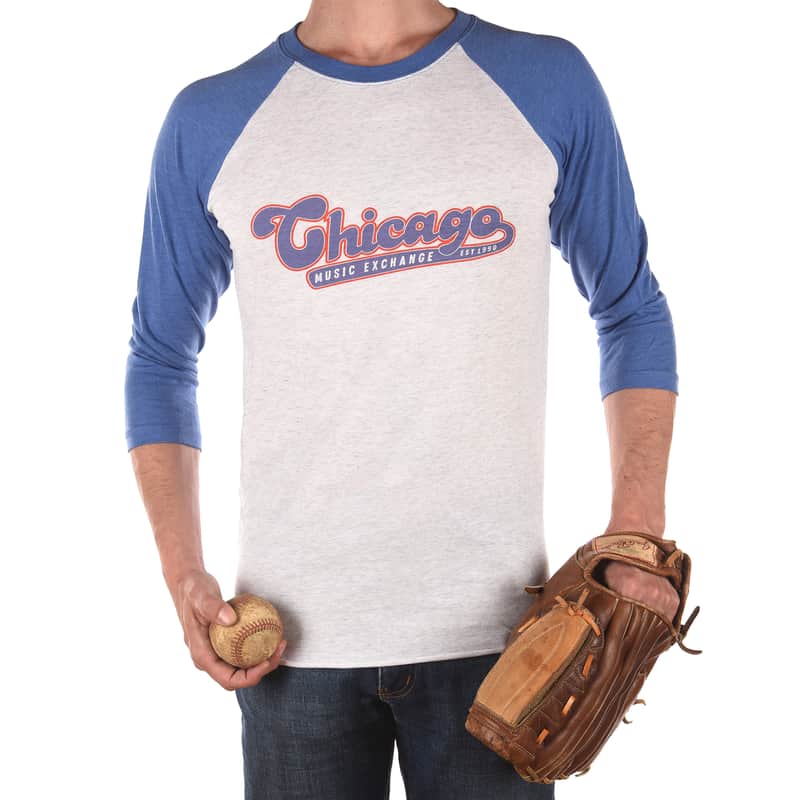 CME "Rec League" Vintage Royal 3/4 Raglan Baseball T-Shirt 3XL image 1