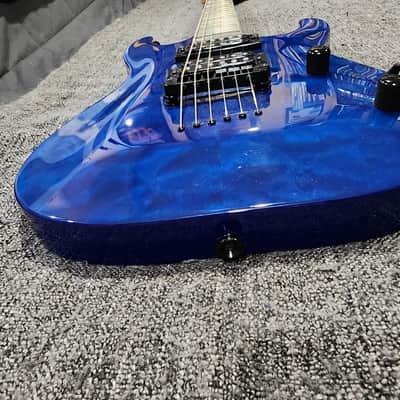 Jackson JS Series JS32TQ DKA Dinky Archtop with Rosewood Fretboard 2015 - 2018 - Transparent Blue image 13