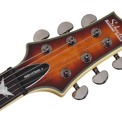Schecter Omen Extreme-6 RH Electric Guitar - Vintage Sunburst (2024) image 4