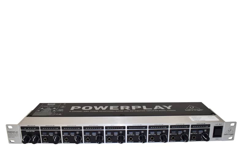 Behringer HA8000 8-Channel Headphone Mixing/Distribution Amplifier image 1