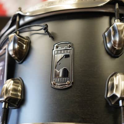 Mapex Black Panther 7x13" Hydro Maple Snare Drum w/ Walnut Reinforcement Rings | BPNML3700LFB image 4