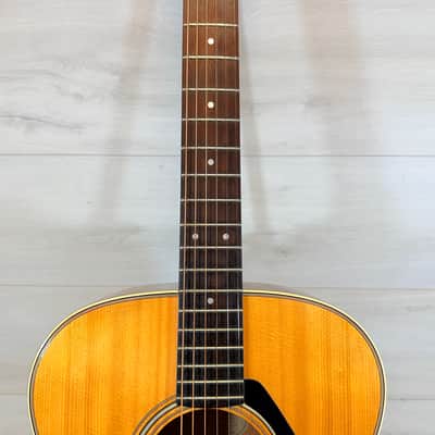 Yamaha SJ-180 Vintage Acoustic Guitar Made in Taiwan Natural Finish 1980's image 6
