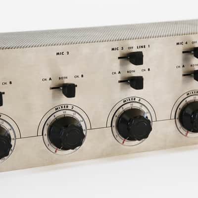 1960 Ampex MX-35 Vintage 4x2 Tube Mixer - 100% All Original, Great Tube Mic Pre - Studio Ready!! image 4