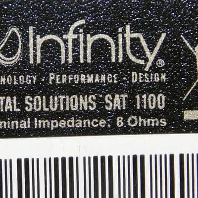 Infinity SAT 1100 3 piece speaker set with stand for center image 4