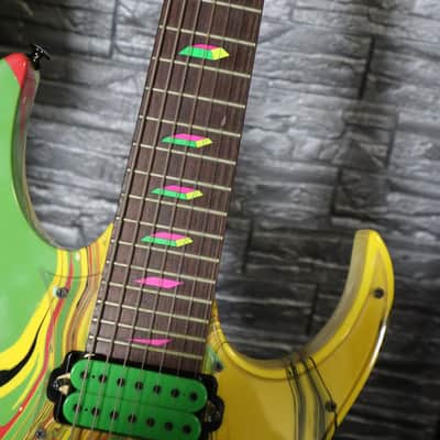 Ibanez UV77-MC Steve Vai Signature Universe 1990 - 1993 - Multi-Color image 21