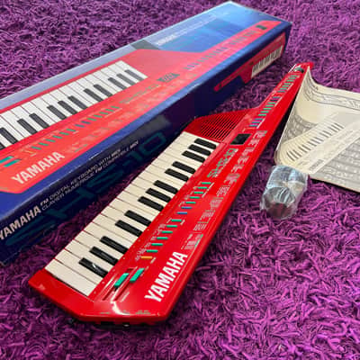 Yamaha SHS-10 Keytar Red (Made in Japan) (Original Box + Case Candy) image 4