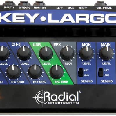 Radial Key Largo Keyboard Mixer with Balanced DI Outs image 1