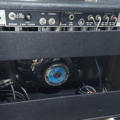 1967 FENDER DELUXE REVERB SILVERFACE 1966 TRANSFORMERS image 2