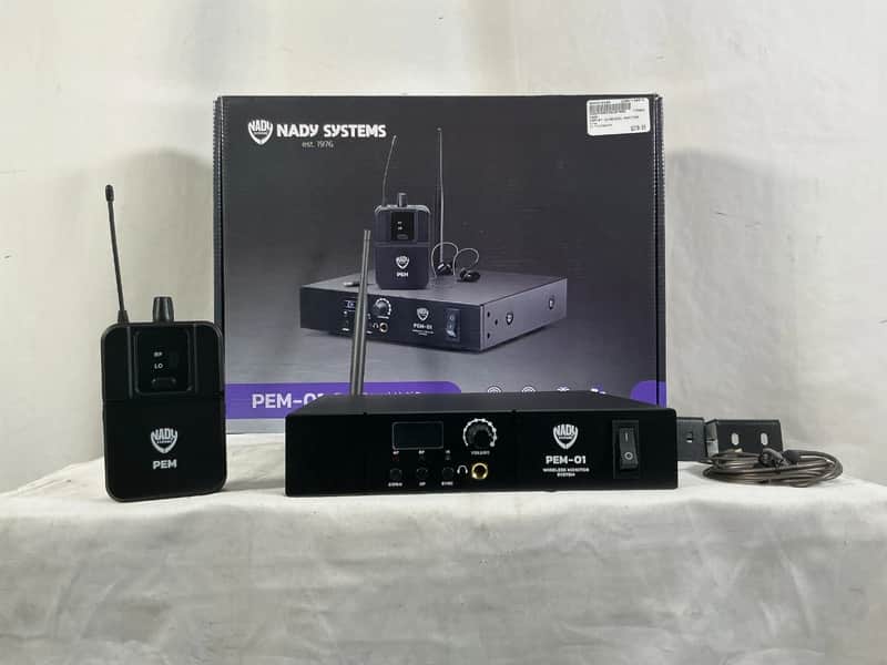 Nady PEM-01 Wireless IEM System - Black - w/ Box image 1