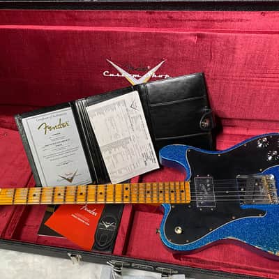 NEW! Fender Custom Shop Telecaster Custom Heavy Relic - Limited Edition - Blue Sparkle - Only 6.9 lbs - Authorized Dealer - G06389 image 15