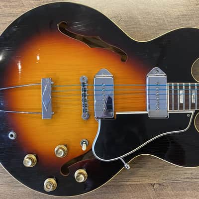 1966 Gibson ES-330TD Gloss 3-Tone Sunburst Finish Hollowbody Electric Guitar with Original Hardshell Case image 1