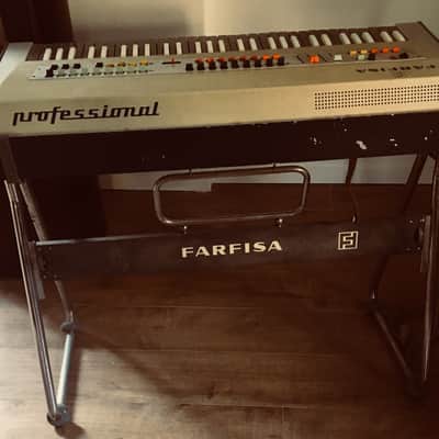 Farfisa Professional 222 61-Key Organ 1968 - 1975 - White image 4