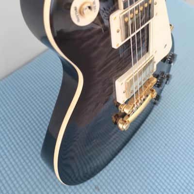 2008 Epiphone Les Paul Ultra II LP Guitar Midnight Ebony Vintage Aspen Guitar Case Included Near Mint image 10