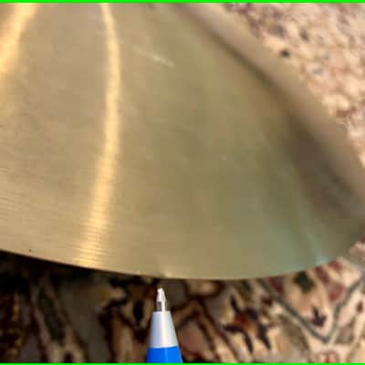 Paiste Formula 602 Seven Sound Set 7 20" Deep Ride from 1975 2353g (Who is E.C.??) image 16