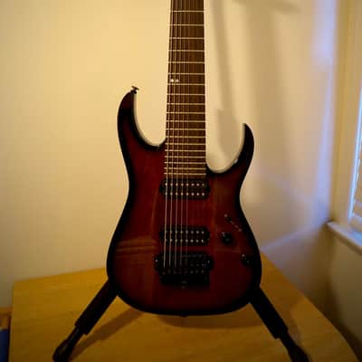 Ibanez LACS RGA8 2012 Bubinga/Dark Burst image 13