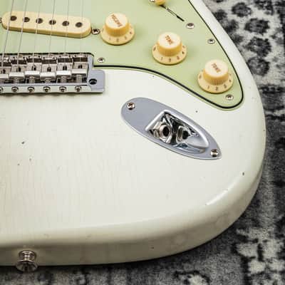 Fender Limited Edition '62 Poblano Strat - Journeyman Relic Aged Olympic White image 11