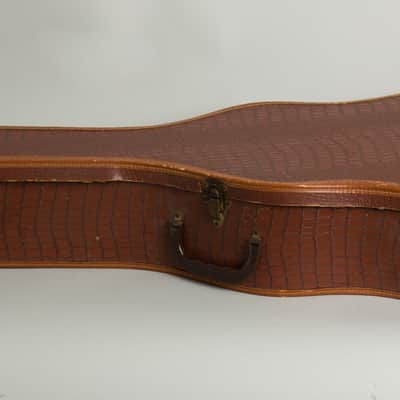 Gibson  J-50 Flat Top Acoustic Guitar (1953), ser. #Y6355-8 (FON), original brown alligator chipboard case. image 11