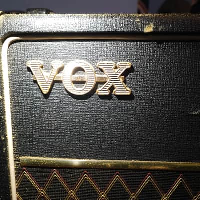 Vox AC-30/6 Twin Top Boost 3-Channel 30-Watt 2x12" Guitar Combo 1963 - 1965 - Black with Brown Diamond Cloth image 2