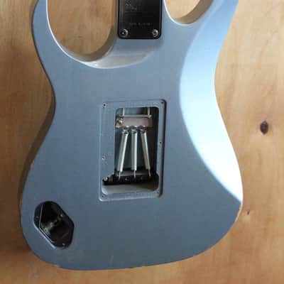 1987 Ibanez RG 550 Guitar, Metallic Blue + hard case image 9
