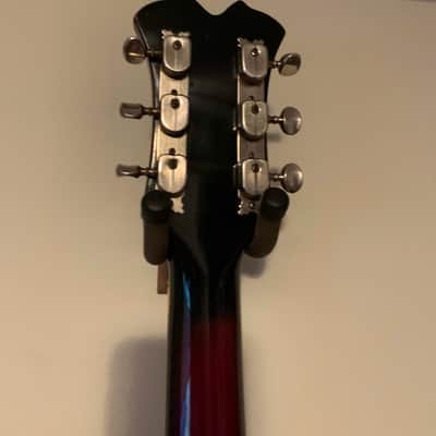 RARE MIJ Univox Vintage 1960s Coily Semi Hollow 335 Electric Guitar w/ Trem & Case! image 6