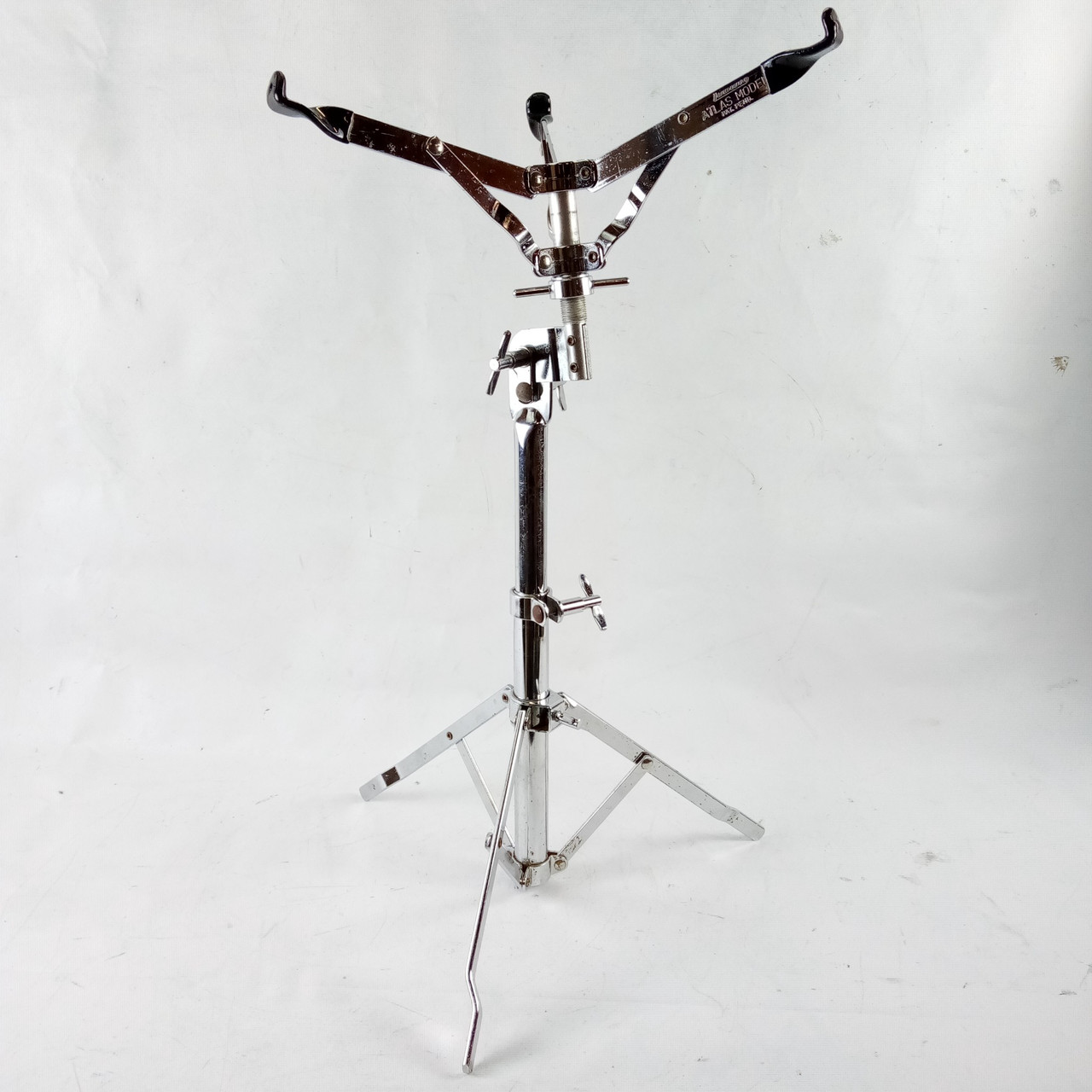 Ludwig"Atlas"#1364 Early 70s Snare Drum Stand Chrome Single-Braced Legs Chicago — main photograph