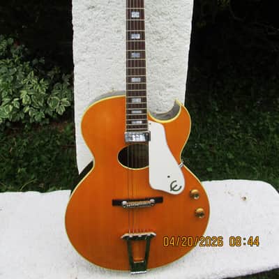 Epiphone Howard Roberts Standard Guitar, 1966, Blond Finish, Johnny Smith PU., Grey Case, Excellent Cond. image 2