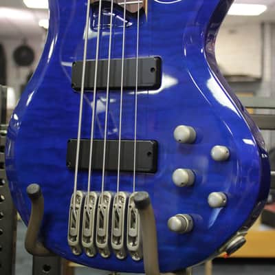 Ibanez BTB400QM-TB Standard 2001 - 2002 - Transparent Blue image 2