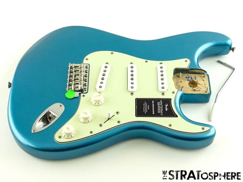 Fender Ltd. Vintera II Road Worn 60s Strat LOADED BODY, Lake Placid Blue image 1