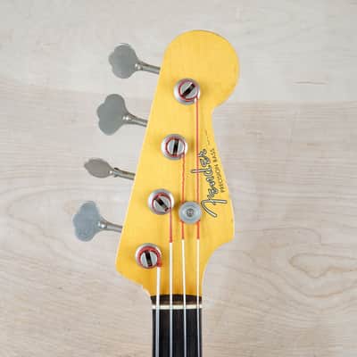 Fender JV PB62-75 Precision Bass Reissue MIJ Vintage 1982 Black First Year All Original w/ Hard Case image 19