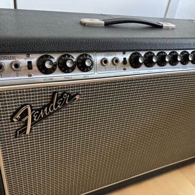 Fender Super Reverb 1969 "Drip Edge" 2-Channel 40-Watt 2x10" Guitar Combo Silverface w/ Jupiter Speakers image 2
