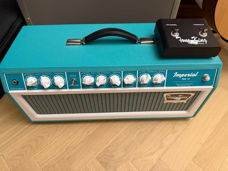 Tone King Imperial MKII 20-Watt Guitar Amp Head 2019 - Present - Turquoise image 1