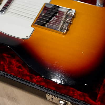 Fender Custom Shop '60 Reissue Telecaster Relic NAMM 2018 Custom Built 3 Tone Sunburst Limited Edition image 14