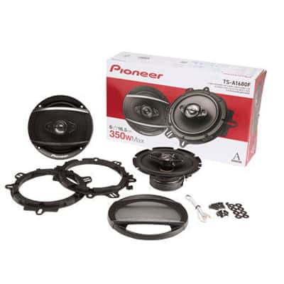 Pioneer TS-A1680F 6.5" 350W Max 4-Way Coaxial Car Speakers image 6
