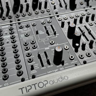 Behringer System 100 Clone with TipTop Audio Mantis Case and Carry Backpack System 100 Full Build 2025 - Gray image 7